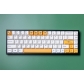 Honey Milk 104+43 Cherry Profile Keycap Set Cherry MX PBT Dye-subbed for Mechanical Gaming Keyboard English / Japanese